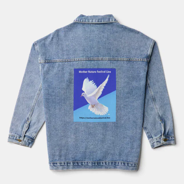 Mother Nature Festival Live Denim 3/4 Sleeve Jacket